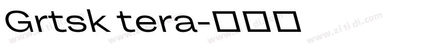 Grtsk tera字体转换